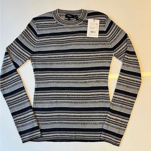 NEW Theory rib knit top